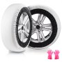 VEVOR 2PCS Thickened Snow Socks for Tires Snow Traction Tire Cover-Large