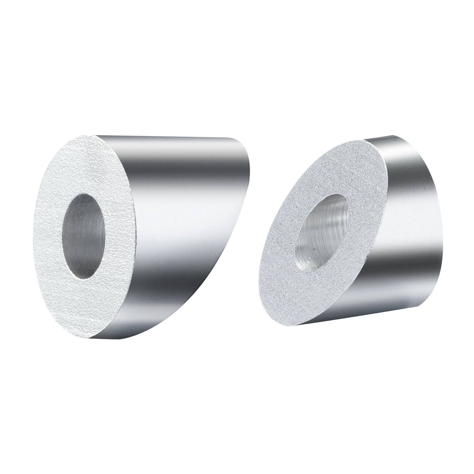 VEVOR 20-pack kabelrailset, 1/8 inch wielbeschermhoezen, bundel met zwarte onzichtbare krimpspanner en klem, beschermhoezen voor kabelrails voor 1/8 inch 3/16 inch staalkabel, installatie onder meerdere hoeken