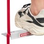 VEVOR brandtrap, 4 m, uitschuifbare reddingsladder max. 453,6 kg, lichtgewicht noodladder van aluminiumlegering met zeer sterke polyester banden, antislip sporten en brede treden, 2 verdiepingen