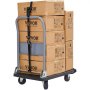VEVOR Set van 4 spanriemen 0,025 x 4,6 m Spanband 998 kg Spanband met ratel Spanband van polyester Haak van koolstofstaal Spanband met ratel Ideaal voor motorfietsen Fietsen Kajaks UTV Boten ATV