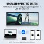 VEVOR Programmeerbaar LED-bord, P6 Full Color LED-scrollpaneel, doe-het-zelf-displaybord met aangepast tekstanimatiepatroon, WIFI USB-bediening, berichtenwinkelbord 99x41cm