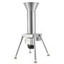 VEVOR elektrische fruitmolen voor appels, 1100 W, roestvrij staal SUS304, fruitversnipperaar, verwerkt hele appels tot 80 mm diameter, 164 kg/u, fruitversnipperaar voor peren, ananas, guave, wortelen en aardappelen.