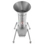 VEVOR elektrische fruitmolen voor appels, 1100 W, roestvrij staal SUS304, fruitversnipperaar, verwerkt hele appels tot 80 mm diameter, 164 kg/u, fruitversnipperaar voor peren, ananas, guave, wortelen en aardappelen.