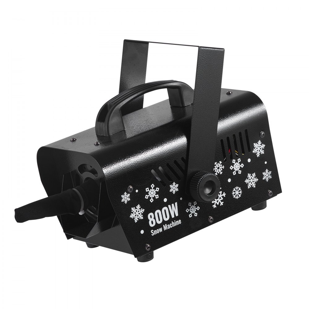VEVOR Sneeuwmachine, 1500W Sneeuwkanon, Kunstmatige Sneeuwmaker, Sneeuwvlokmachine, Kunstmatige Sneeuwvlokmachine voor Binnen en Buiten voor Feestdagen, DJ-feesten, Kerstdecoratie