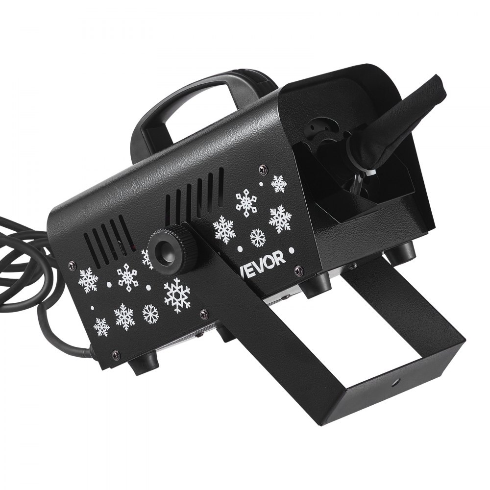 VEVOR Sneeuwmachine, 1500W Sneeuwkanon, Kunstmatige Sneeuwmaker, Sneeuwvlokmachine, Kunstmatige Sneeuwvlokmachine voor Binnen en Buiten voor Feestdagen, DJ-feesten, Kerstdecoratie