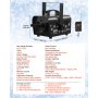 VEVOR Sneeuwmachine, 1500W Sneeuwkanon, Kunstmatige Sneeuwmaker, Sneeuwvlokmachine, Kunstmatige Sneeuwvlokmachine voor Binnen en Buiten voor Feestdagen, DJ-feesten, Kerstdecoratie