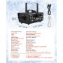 VEVOR Sneeuwmachine, 650W Sneeuwkanon, Kunstmatige Sneeuwmaker, Sneeuwvlokmachine, Kunstmatige Sneeuwvlokmachine voor Binnen- en Buitengebruik voor Feestdagen, DJ-feesten, Kerstdecoratie
