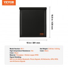 VEVOR Faraday tas mobiele telefoon tas laptops tablets multifunctionele signaaltas