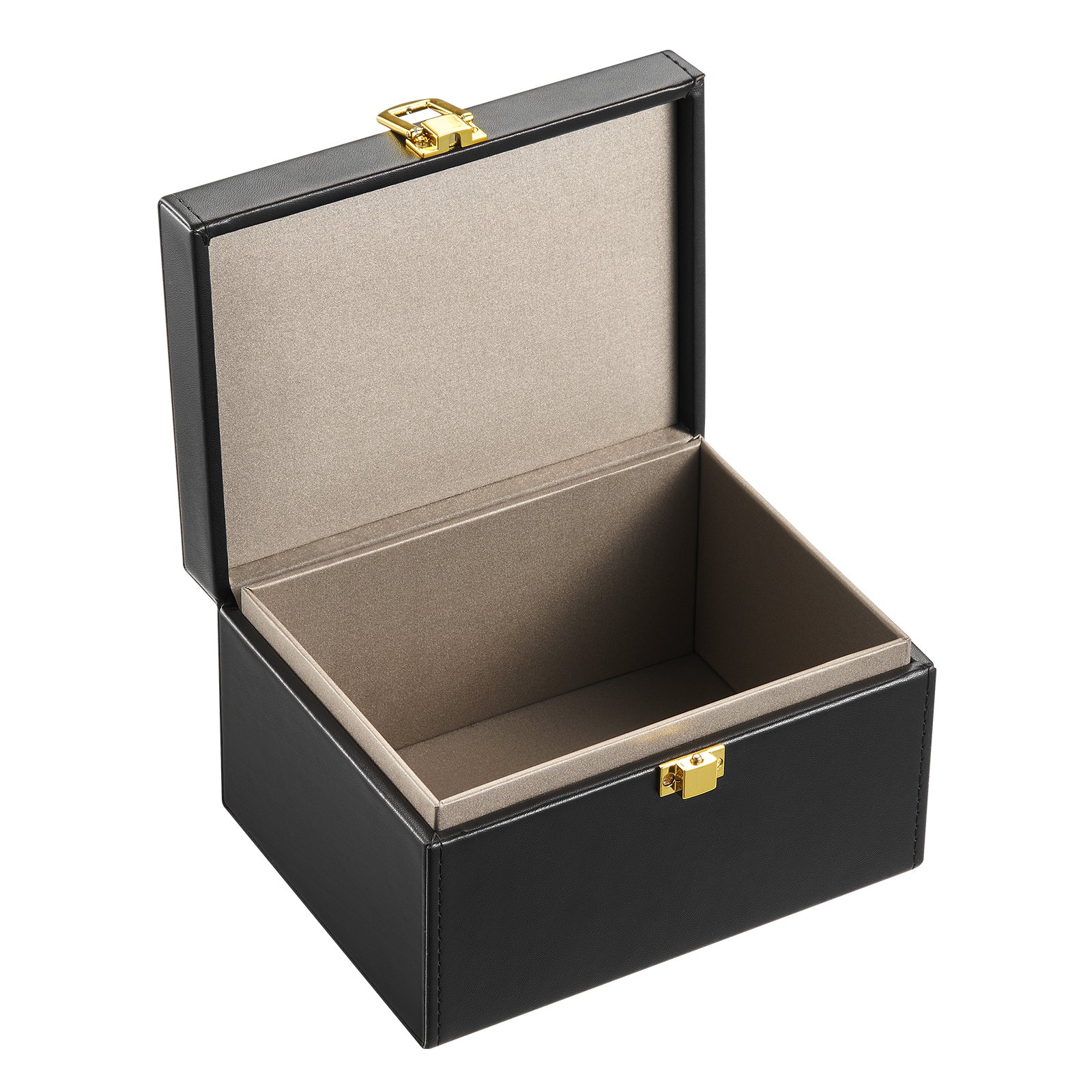 VEVOR Faraday Box, PU Leather Signal Blocking Holde, Keyless Fob, Protector Shielding with 2 Key Bag, for WiFi, RFID, GPS, Bluetooth & 5G, Anti-Theft Box and Anti-Hacking Blocker(6.3 x 5.1 x 3.7")