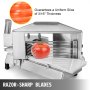 VEVOR Snijmachine Vlees Commercial Tomato Slicer Cutter 3/16 Consistent Heavy Duty Friuts