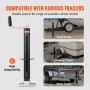 VEVOR 2000lb Trailer Jack A-Frame Bolt On Trailer Jack Stand with Handle for Lifting RV Trailers, Horse Trailers, Utility Vehicle Trailers, Yacht Trailers