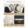 VEVOR Wearable Breast Pump Bag, Breast Feeding Bag with Waterproof Mat, Fits for M5/M6, Pumping Accessories & Breastmilk Storage, Portable Pump Carrying Case for Work, Travel & Family Use, Black