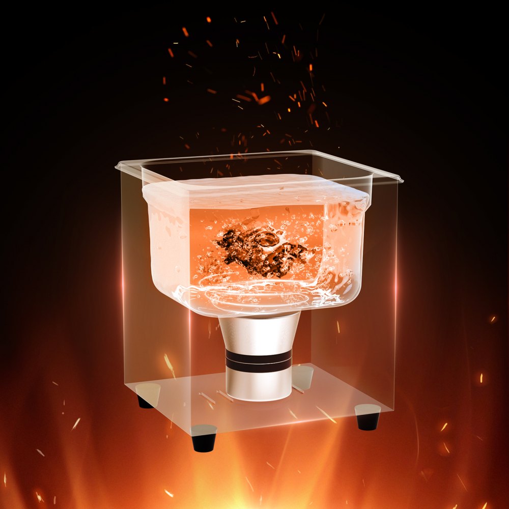 VEVOR 2L Ultrasoonreiniger met verwarmingstimer en mand Professionele digitale ultrasoon reinigingsapparatuur, 60W reinigingsmachine voor horloge-instrumenten, brillen, munten, metalen onderdelen, gereedschap, zilver