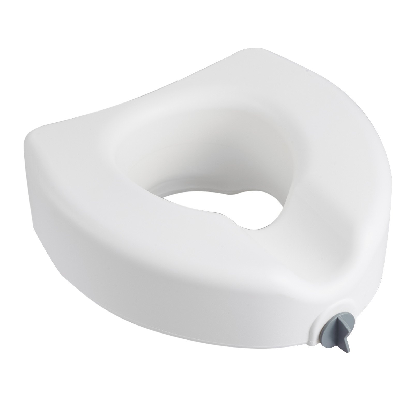 VEVOR toiletbrilverhoger (draagvermogen 158 kg) 127 mm hefhoogte, verhoogde toiletbril met vergrote opening voor ouderen, senioren, ovale en ronde toiletpotten.