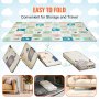 VEVOR Baby Speelmat, 180 x 200 cm, Extra Grote Kruipmat, Antislip Eendelig Schuim Baby Speelmat, Opvouwbare Omkeerbare Vloermat met Reistas, Waterdichte Activiteiten Speelmat voor Baby's, Peuters