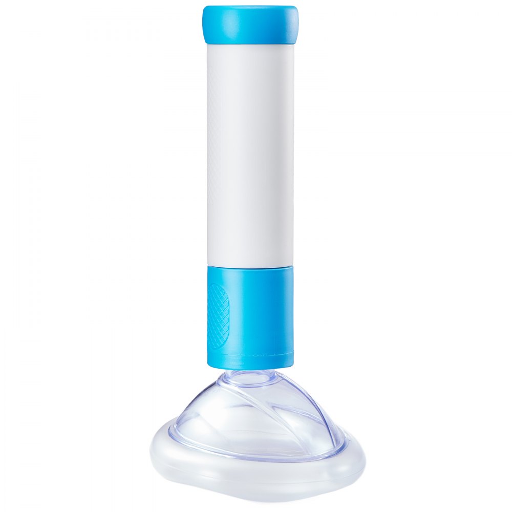 VEVOR Choking Rescue Device, Portable Airway Clear Anti Choking Suction Device with 4 Multi-size Masks and 1 Storage Bag, First Aid Kit for Removing Blocked Objects, for Home, School, Travel