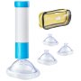 VEVOR Choking Rescue Device, Portable Airway Clear Anti Choking Suction Device with 4 Multi-size Masks and 1 Storage Bag, First Aid Kit for Removing Blocked Objects, for Home, School, Travel
