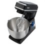 VEVOR Stand Mixer, 8.3QT Dough Mixer, 1400W 6+P Speeds Tilt-head Food Mixer with Stainless Steel Bowl, Dough Hook, Wire Whip, Flat Beater, Scraper, Household Stand Mixer for Baking & Mixing, Black