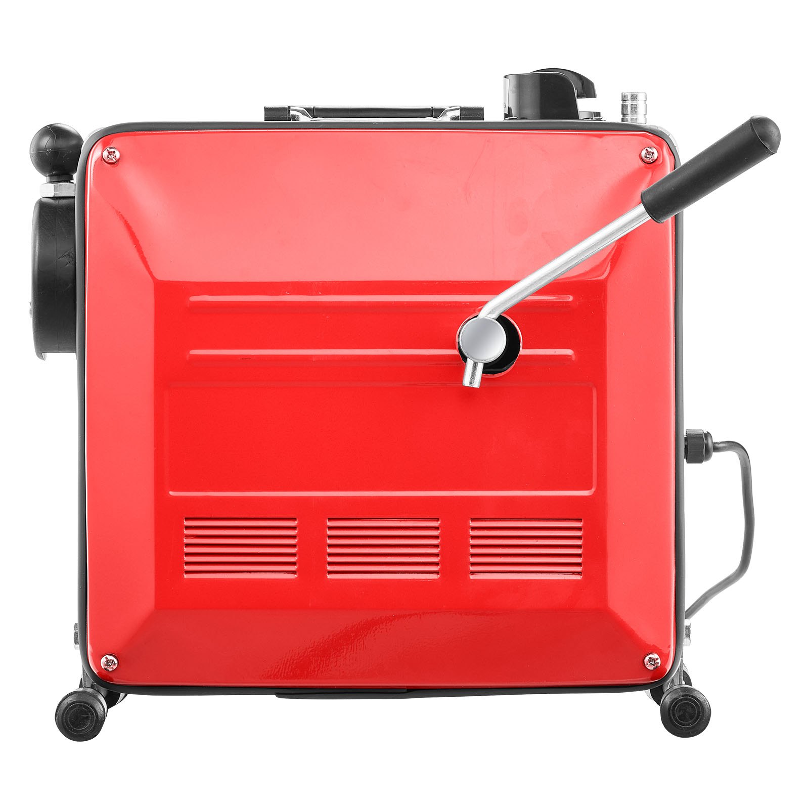 VEVOR elektrische pijpreinigingsmachine, 850W, inclusief veerkabel van 14,5 m x 16 mm, 14 m x 22 mm en 5 m x 9,5 mm, flexibele veer van 0,4 m x 12 mm en 11 snijbladen, voor leidingen met een diameter van 50–200 mm.