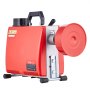 VEVOR 250W pijpreinigingsmachine, 20m x 15,8mm / 4,6m x 9,5mm stalen kabels voor leidingen van 4-10 cm, met 7 snelwisselbare pijpsnijders voor woningen, kantoren en openbare ruimtes.