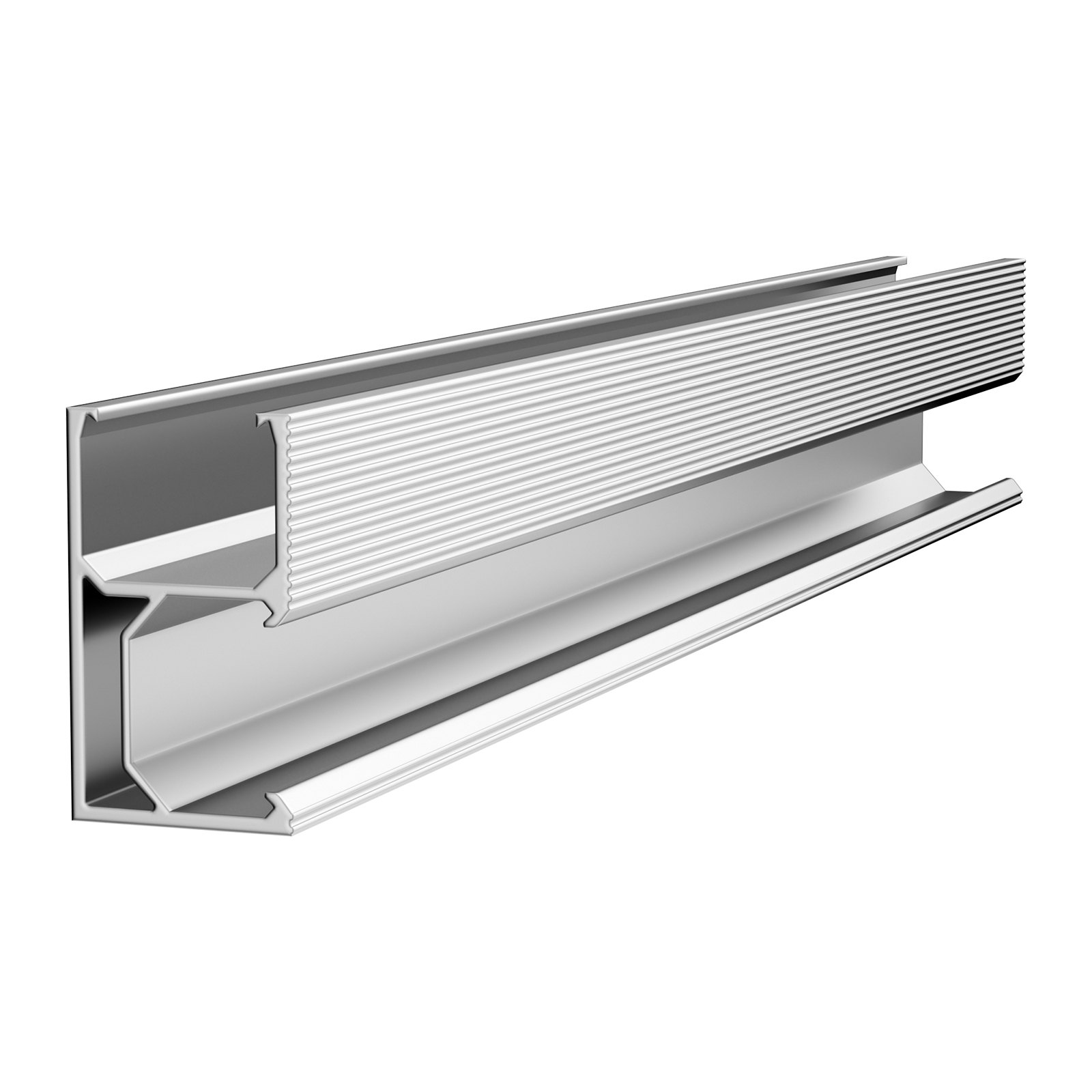 VEVOR Zonnepaneel Montageset, Zonnepaneel Montageset met 10x 100mm Rails, 4x Eindklemmen en 6x Lichtklemmen, Zonnepaneel Montagebeugels voor Metalen Dak, Betonnen Dak, Houten Dak, Paneeldak