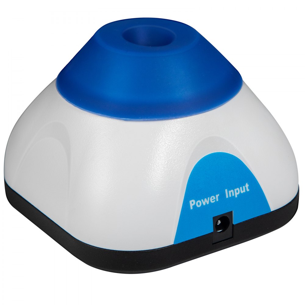 VEVOR KW-5600-1L Vortex Verfmixer 6000 Tpm Lab Mini Vortex Schottler Stirrer 50 ml Trillingsmenger Laboratoriummengmachine Hemelsblauw Laboratorium-tattooshop Schoonheidssalon Kunstenaars-studio enz
