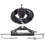 VEVOR Hydraulic Outboard Steering Kit, 150HP, Marine Boat Hydraulic Steering System, with Helm Pump Two-Way Lock Cylinder and 20 Feet Hydraulic Steering Hose, for Single Station Single-Engine Boats