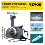 VEVOR Boat Throttle Control 5006180 Boat Control Box Outboard Control Box with Emergency Lanyard Side Mount Remote Control Box Shifter for Mercury Throttle/Shift Boat Motor Remote Control Box