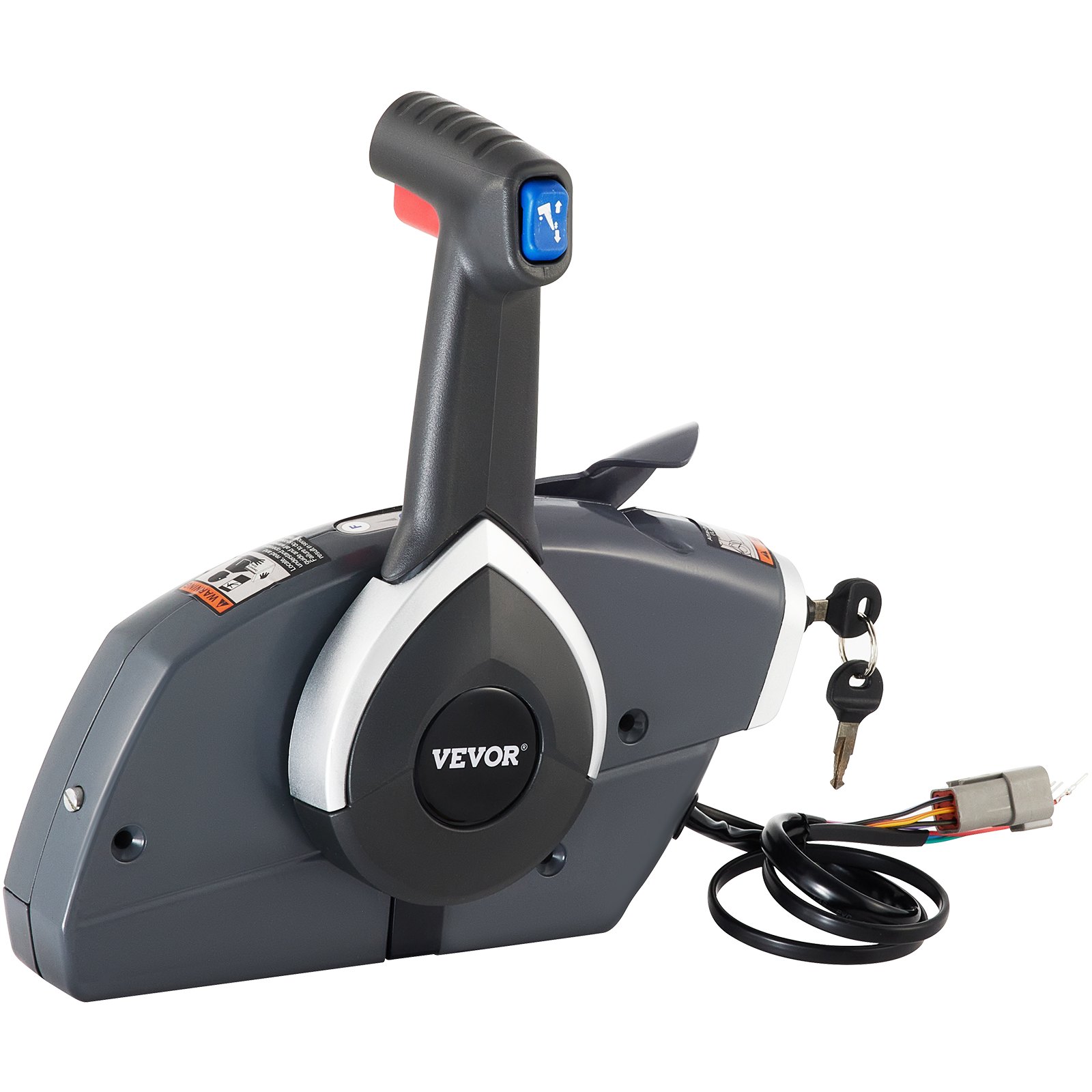 VEVOR Boat Throttle Control 5006180 Boat Control Box Outboard Control Box with Emergency Lanyard Side Mount Remote Control Box Shifter for Mercury Throttle/Shift Boat Motor Remote Control Box