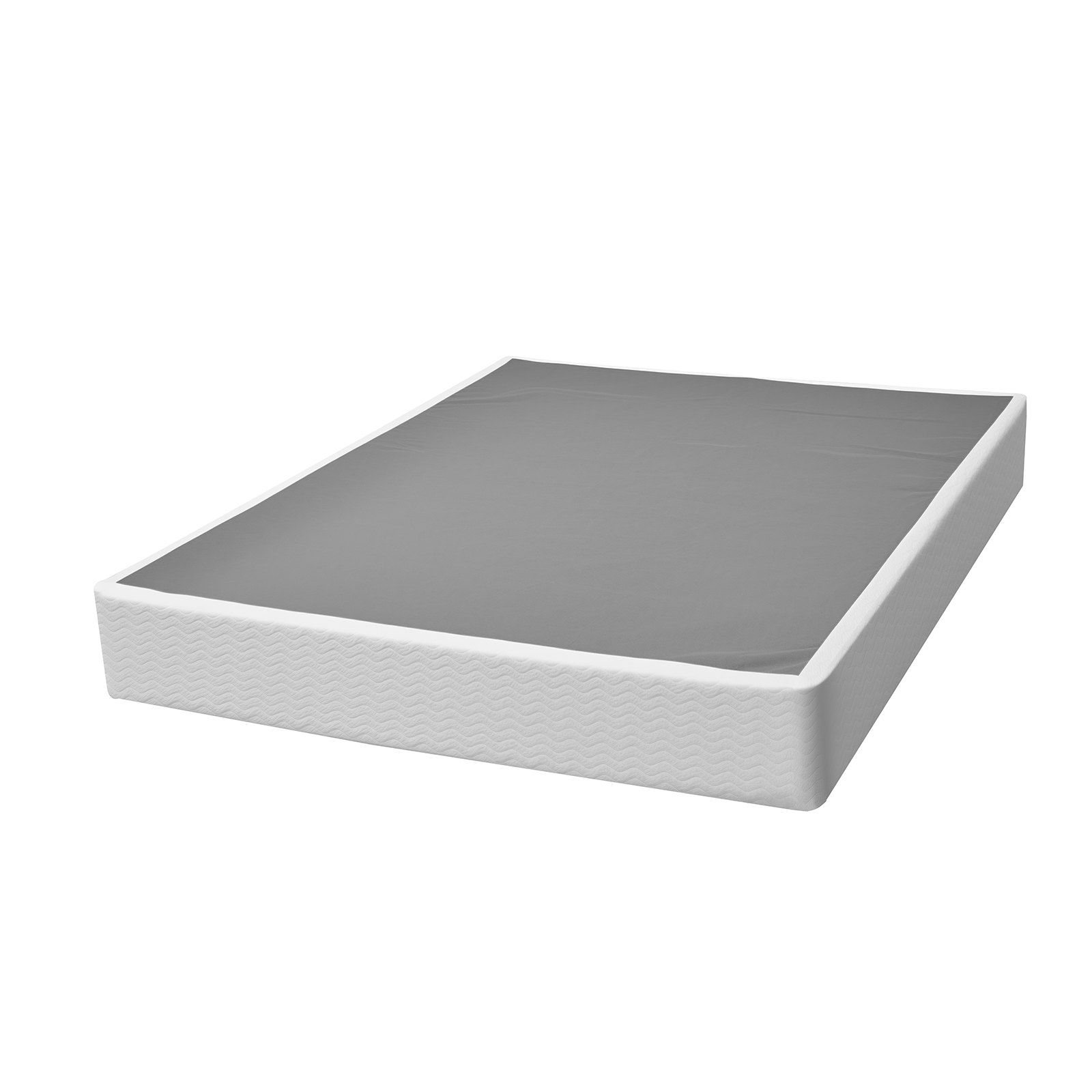 VEVOR Queensize boxspringbedframe met wasbare stoffen hoes, metalen frame voor queensize bedden, matrasbodem van 23 cm, max. draagvermogen van 1587 kg (2010 x 1515 x 230 mm)