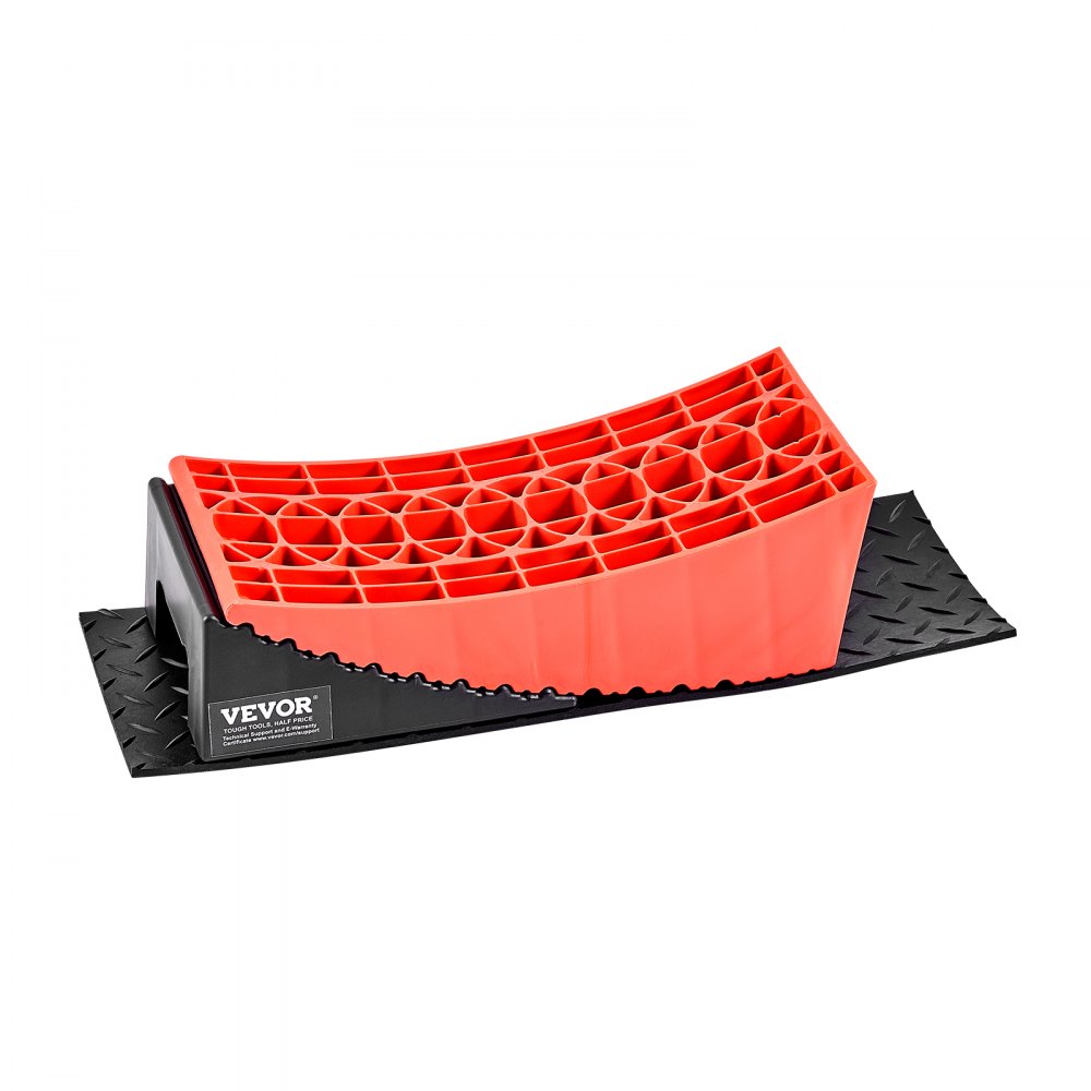 VEVOR RV-nivelleringsapparaten 2 stuks RV-nivelleringsblokken tot 4.000 kg Wielblokken, max. 101,6 cm nivelleringshoogte, gebogen nivelleringsapparatenset met antislipmat