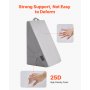 VEVOR Bed Wedge Pillow for Sleeping, Adjustable Orthopedic Bed Wedge, 25D High-Density Foam Filling & Soft Washable Cover, Post Surgery Pillow for Acid Reflux, Back Pain, Snoring Relief, Light Grey