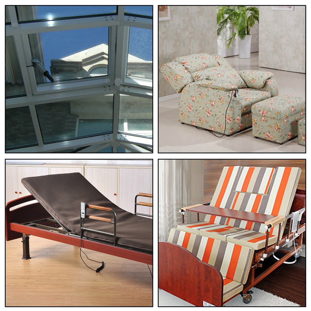 VEVOR stroke linear drive 12 V DC, linear actuator 900 N force electric linear actuator 150 mm, elevator stroke for straight, electric cylinder, spindle drive, lifting cylinder, electric motor bracket 3 A