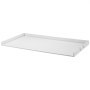 VEVOR Wasmachine- en drogerblad, 1370 x 700 x 69 mm, houten blad, waterbestendige wasmachinehoes met antislippads, voor opbergruimte in de wasruimte, wit