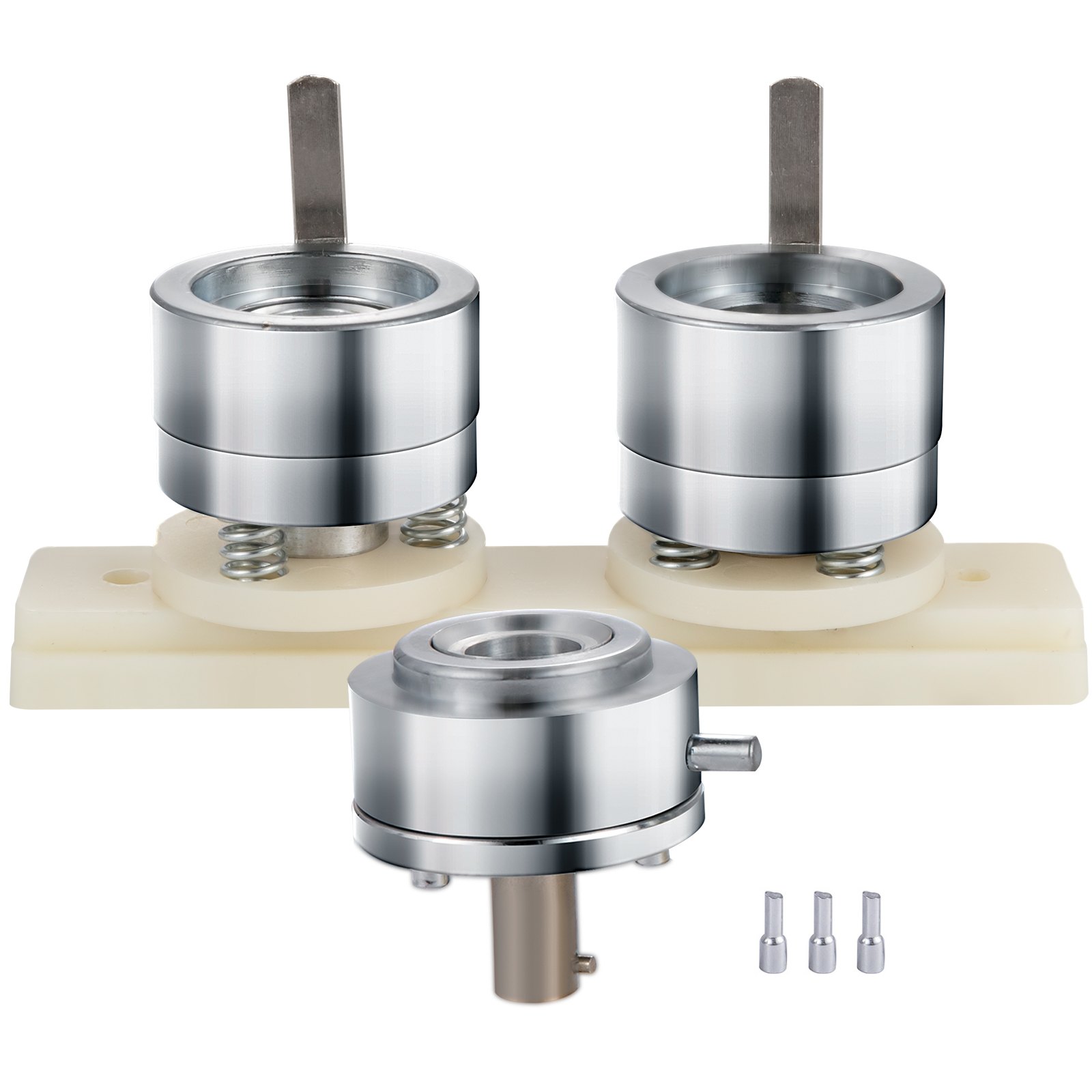 Vevor Badge Ponsen Sterven Aluminium Badge Machinevorm Mal Voor Knop Diy 25 Mm