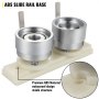 VEVOR Badge Ponsen Sterven 32 mm Aluminium DIY Badge Schimmel ABS Kunststof Schuifrail Button Maken Machine Accessoires Onderdelen Koolstofstaal Aluminiumlegering Kern Voor Knop Maker Badge Machine