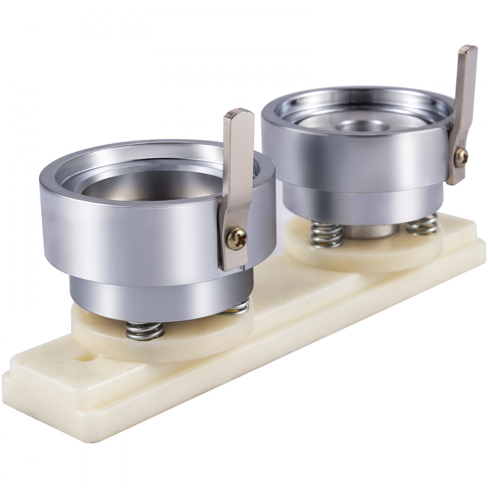 VEVOR Badge Punching Die 1-3/4 inch/44mm Round Punching Die with ABS Slide Button Die Carbon Steel Badge Maker Part Aluminum Alloy Core Compatible with Button Maker Making Machine for DIY Logo Badges