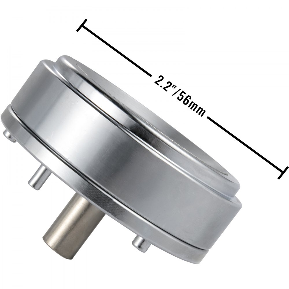 VEVOR Badge Punching Die 2.2 inch/56mm Round Punching Die with ABS Slide Button Die Carbon Steel Badge Maker Part Aluminum Alloy Core Compatible with Button Maker Making Machine for DIY Logo Badges