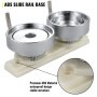 VEVOR Badge Ponsen Sterven 56 mm Aluminium Badge Machinevorm Mal ABS Kunststof Schuifrail Mal Button Maken Machine Accessoires Aluminiumlegering Kern Duurzame Schimmel Voor Knop DIY Badge Machine