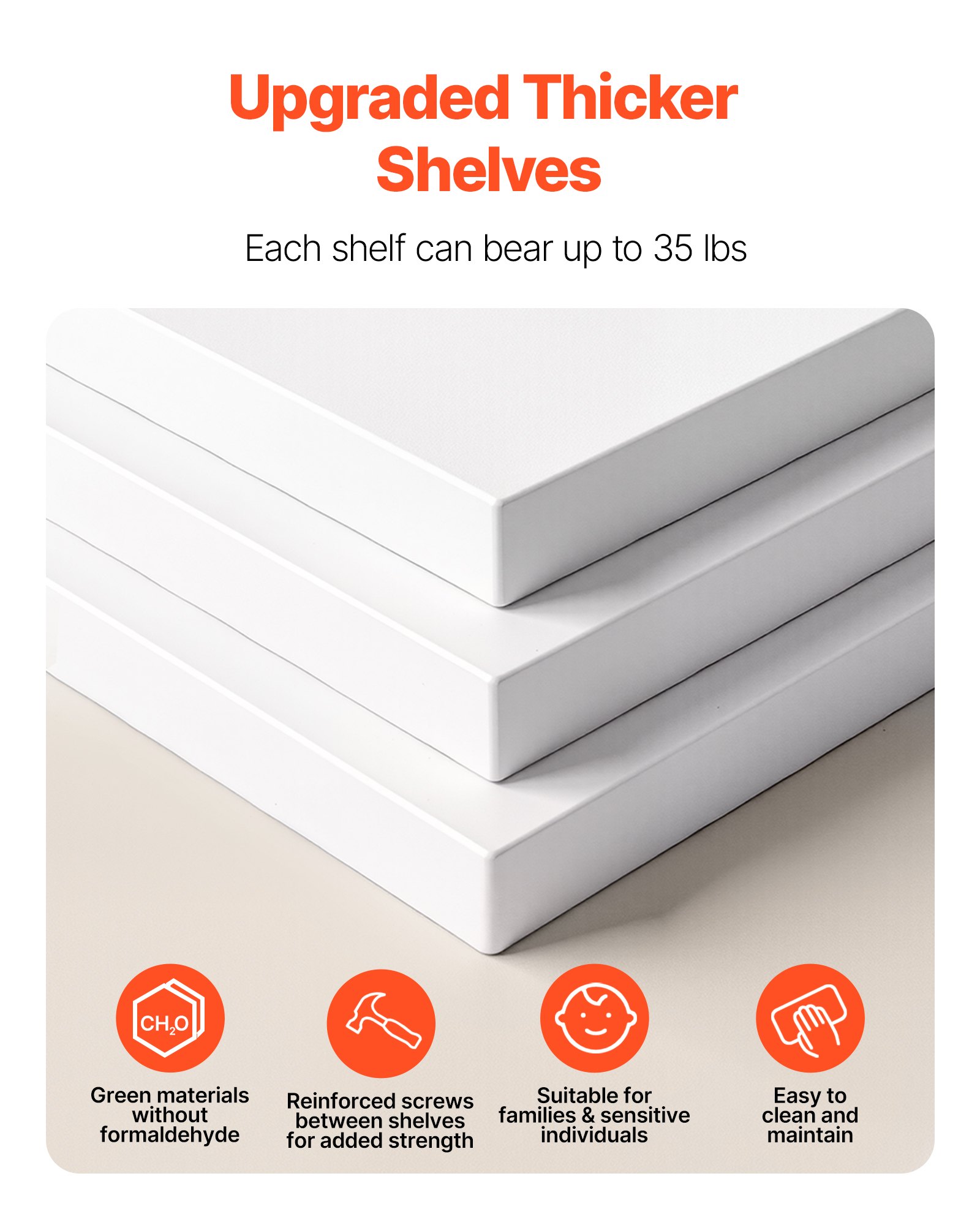 VEVOR Schoenenrek, Schoenenkast voor 24 paar schoenen (6 lagen), 360° draaibaar, Ruimtebesparende schoenenopbergoplossing, Schoenenrek voor slaapkamer, woonkamer, hal, Wit, 598 x 598 x 1570 mm