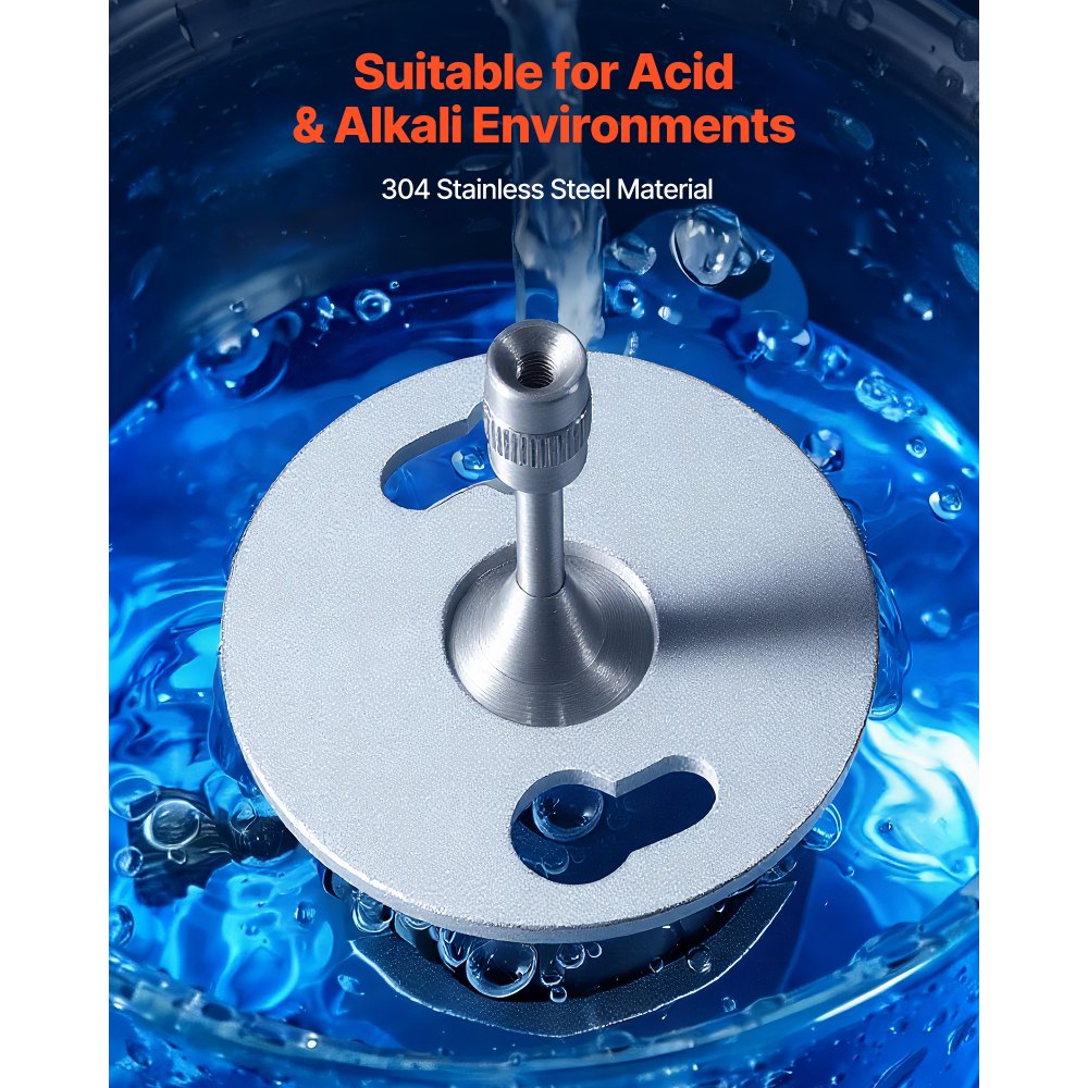 VEVOR rotorvervanging voor digitale roterende viscometer, inclusief 0# spindel van 304 roestvrij staal, 1-80 cP laboratoriumtestinstrument, exclusief VEVOR viscositeitsmeter modellen NDJ-5S NDJ-8S SNB-2T LVDV-2T