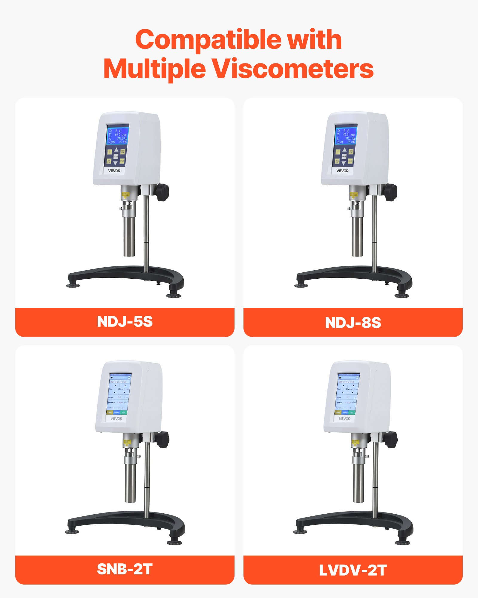 VEVOR rotorvervanging voor digitale roterende viscometer, inclusief 0# spindel van 304 roestvrij staal, 1-80 cP laboratoriumtestinstrument, exclusief VEVOR viscositeitsmeter modellen NDJ-5S NDJ-8S SNB-2T LVDV-2T