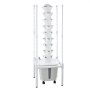 VEVOR Hydroponische Toren met 45 Pods, 9-laags Hydroponisch Kweeksysteem met LED Groeilamp, App Bediening & Wielen, 20L Watertank & Pomp, Hydroponische Toren voor Kruiden, Fruit & Groenten