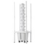 VEVOR Hydroponische Toren met 45 Pods, 9-laags Hydroponisch Kweeksysteem met LED Groeilamp, App Bediening & Wielen, 20L Watertank & Pomp, Hydroponische Toren voor Kruiden, Fruit & Groenten