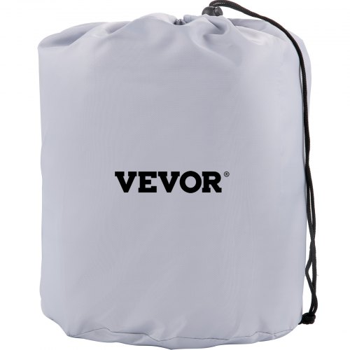 VEVOR Bootzeil Waterdicht 610-670cm Bootafdekzeil 600D Oxford-stof Waterdichte Bootafdekking met PVC-coating, Versterkte Riemen en Gespen, Elastische Zoom Omsluiten Geschikt voor 610-670cm V-rompboot