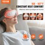 VEVOR heated eye massager providing constant heat comfort of 104-107°f to relieve eye fatigue and dryness.