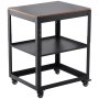 VEVOR Planer Stand, 100 lbs/ 45 kg heavy loads, Three-Gear Height Adjustable thickness planer table,with 4 Stable Casters & Storage Space, for most planers, saws, bench-top machines, power tools