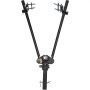 VEVOR Trekhaak 453 kg, trekhaak, lastverdelingskoppeling met 50 mm schacht, 58,7 mm kogel, aanhangwagenstabiliteitscontrole voor lastnivellering, zwart gepoedercoat