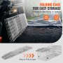VEVOR Marter Trap 610x203x203mm Live Trap Gegalvaniseerde ijzerdraad Konijnenval Dierenval Draadval Box Trap Universele Vangkooi voor Wasberen Katten Eekhoorns Eekhoorns