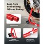 VEVOR Motorfietsstandaardlift (385 kg laadvermogen) voor- en achter dubbele vorkstandaard, achter U+L vork swingarm spoelstandaard, voor de meeste Yamaha Honda Kawasaki Suzuki motorfietsen, rood